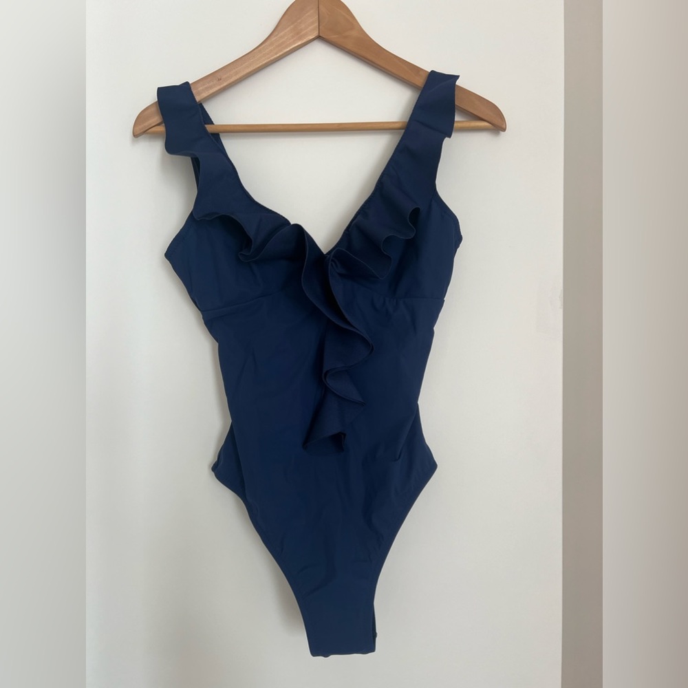 Shan blue one piece swimsuit  size 8